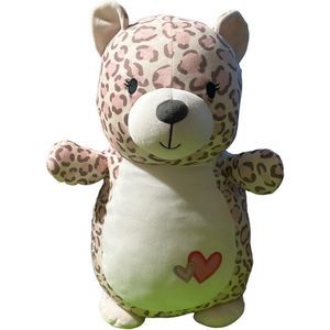 18” Hug Mees Squishmallow Lexie Valentine Heart Leopard Plush Kelly Toy HugMee